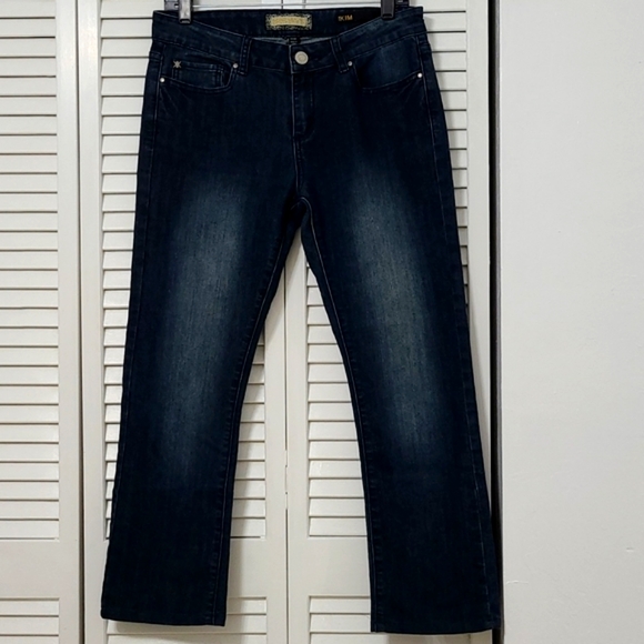 Kardashian Kollection| The Kim Dark Indigo Denim Jean Size 10 - Picture 3 of 17